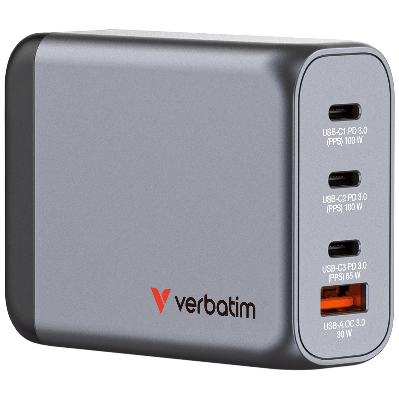 100W 4‑Port GaN Wall Charger