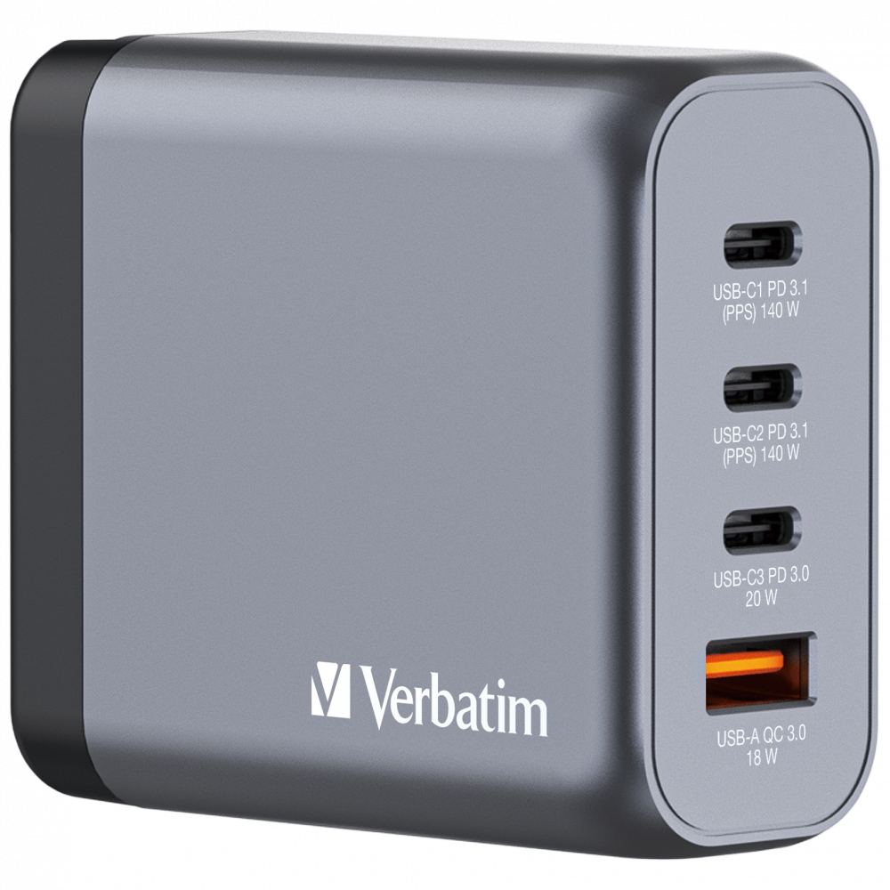 140W 4‑Port GaN Wall Charger