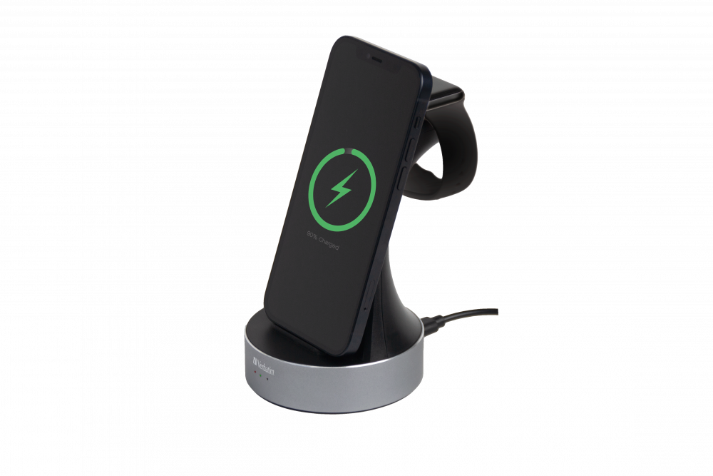 2‑in‑1 Apple Watch and iPhone Charging Stand
