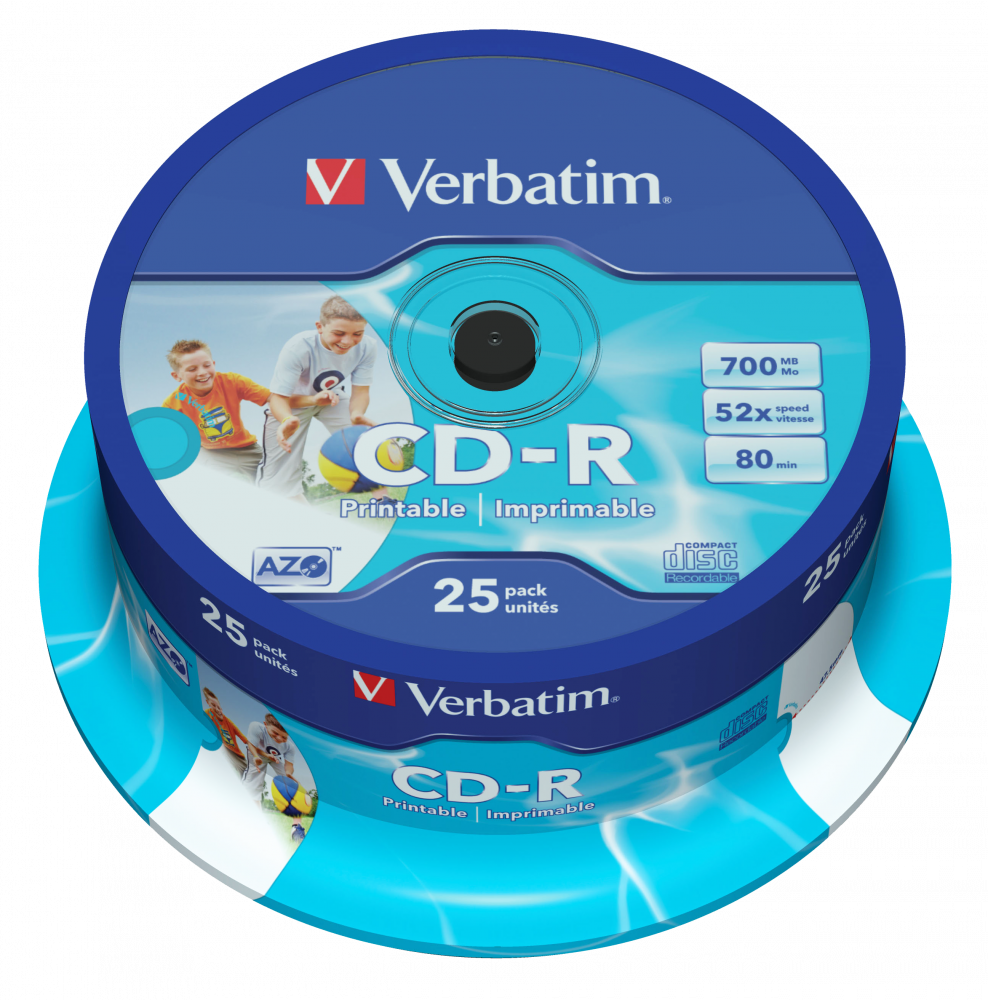 CD‑R AZO Wide Inkjet Printable