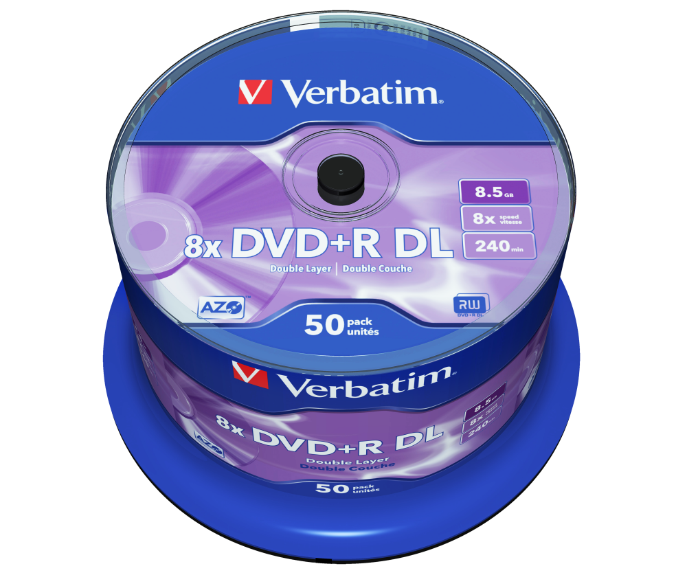 DVD+R DL 8x Matt Silver