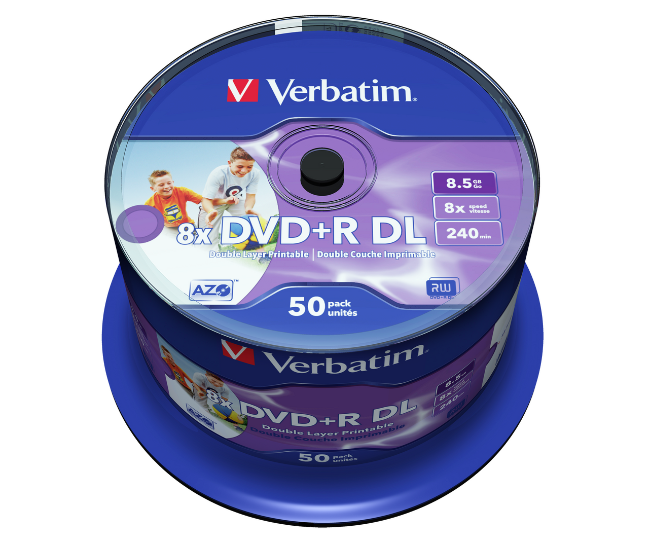 DVD+R DL 8x Wide Inkjet Printable