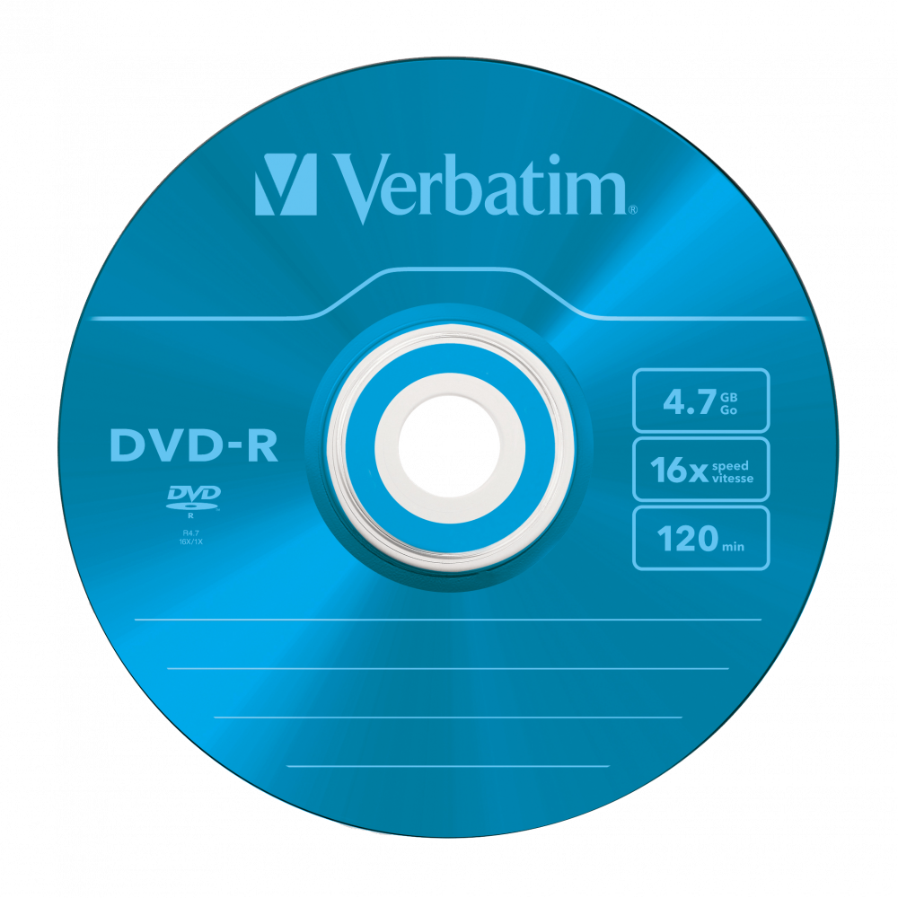 Dvd R Colour Cyan