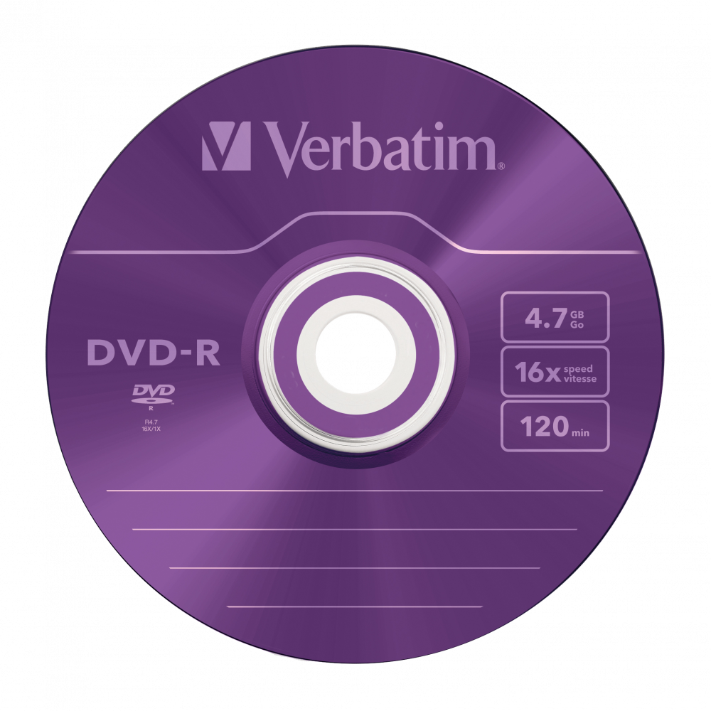 Dvd R Colour Violet
