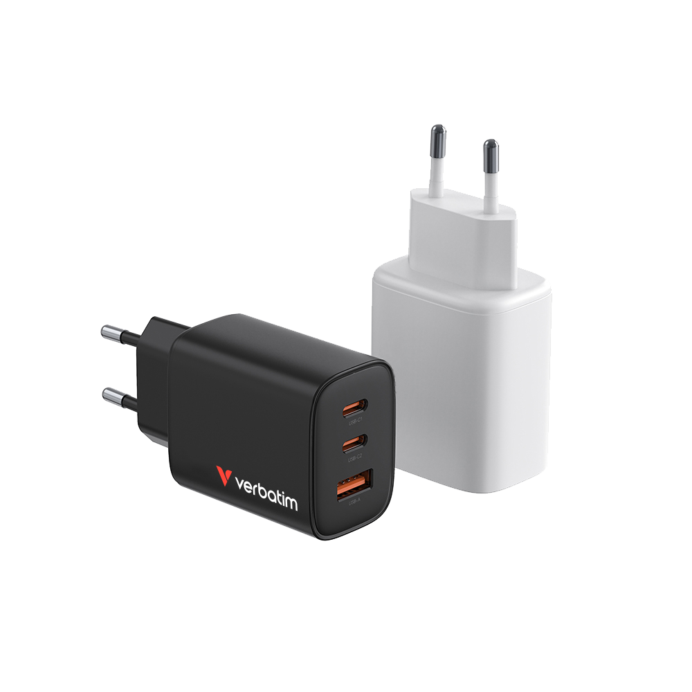 Essentials GaN EU Wall Charger 65W 3-Port