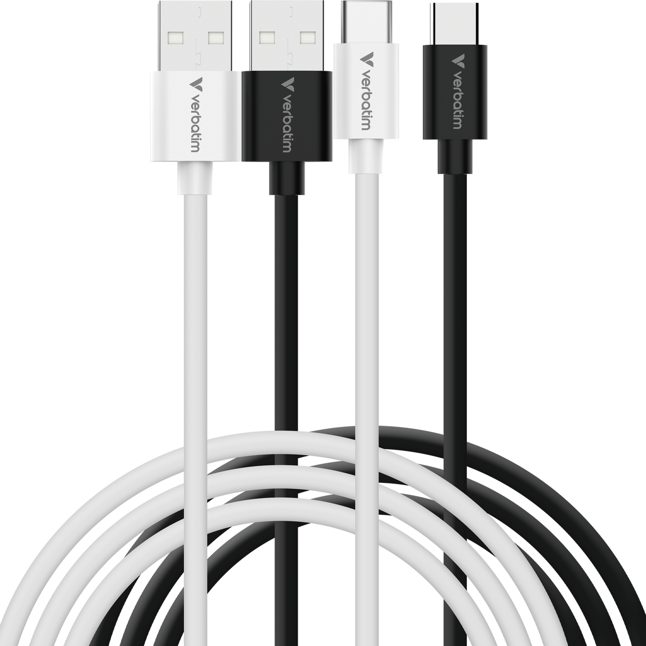 Essentials Sync & Charge USB-A to C Cables