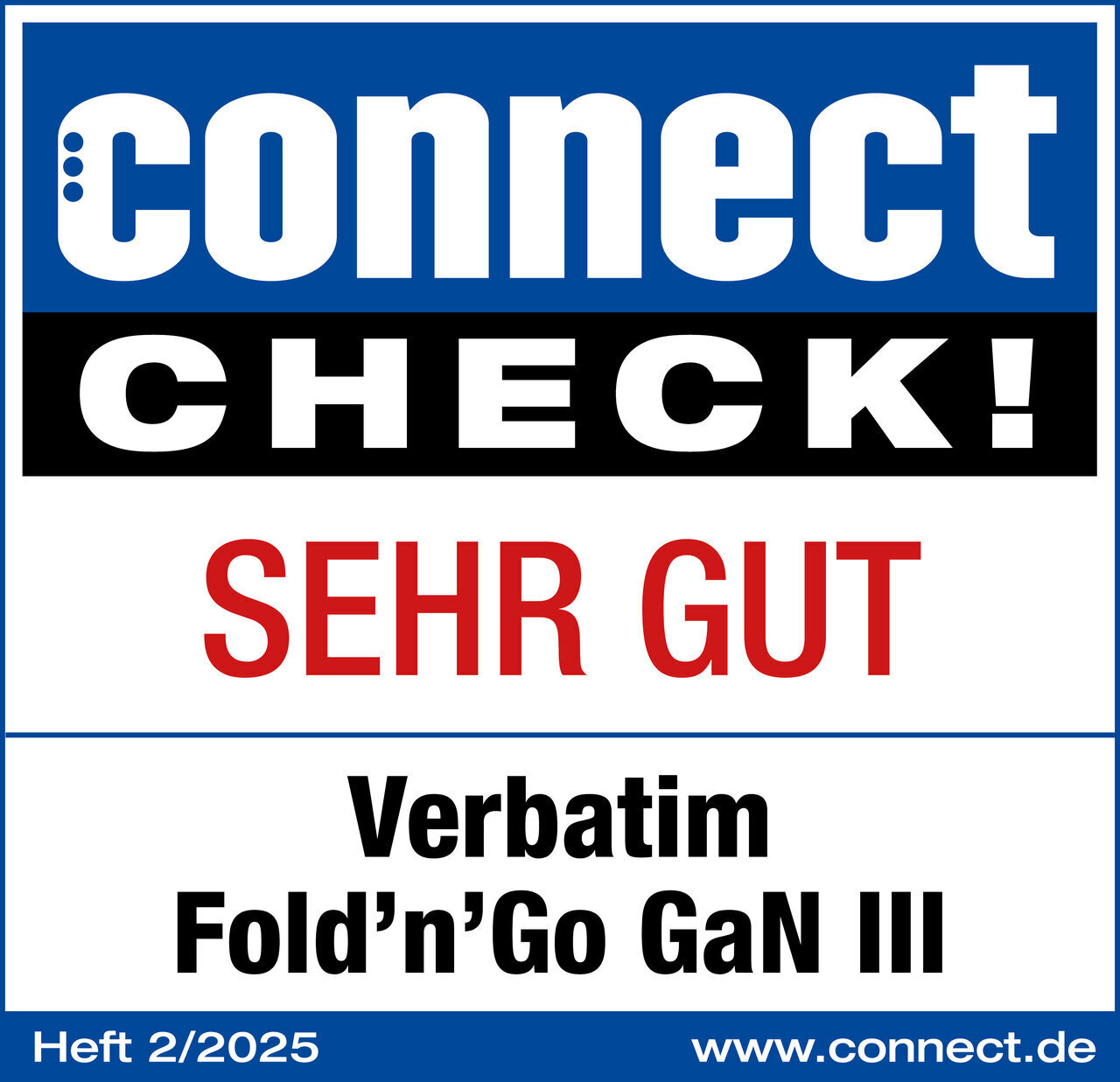 Check Connect Sehr Gut Verbatim Foldngo Gan Iii