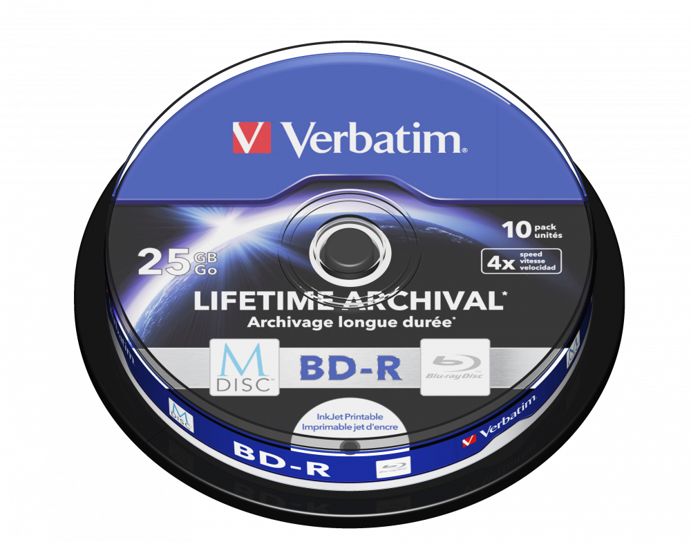 MDISC Lifetime Archival BD‑R 25GB