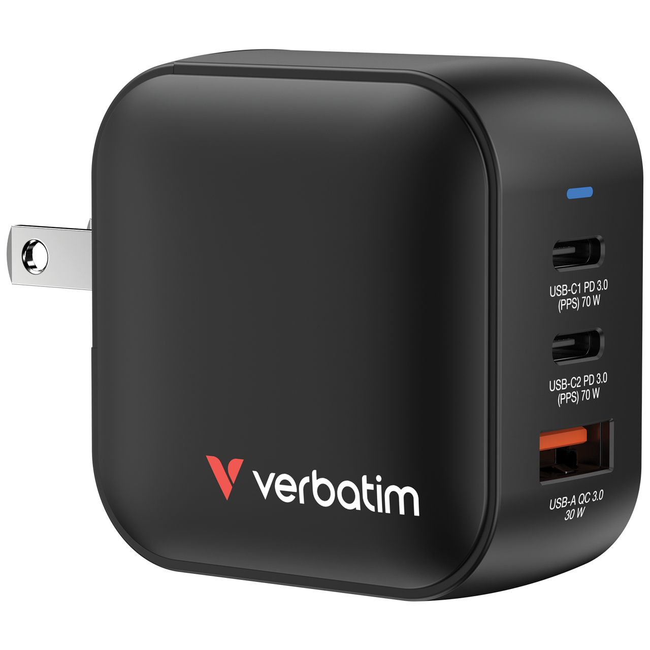 Mini GaN Wall Charger 70W 3 Port