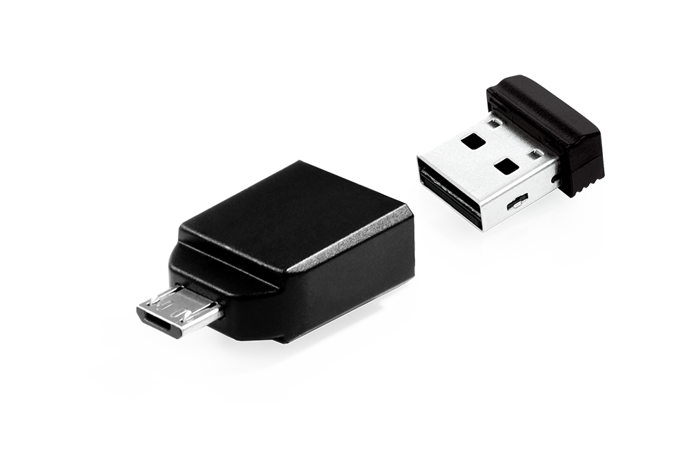 NANO USB Drive with Micro USB (OTG) Adapter