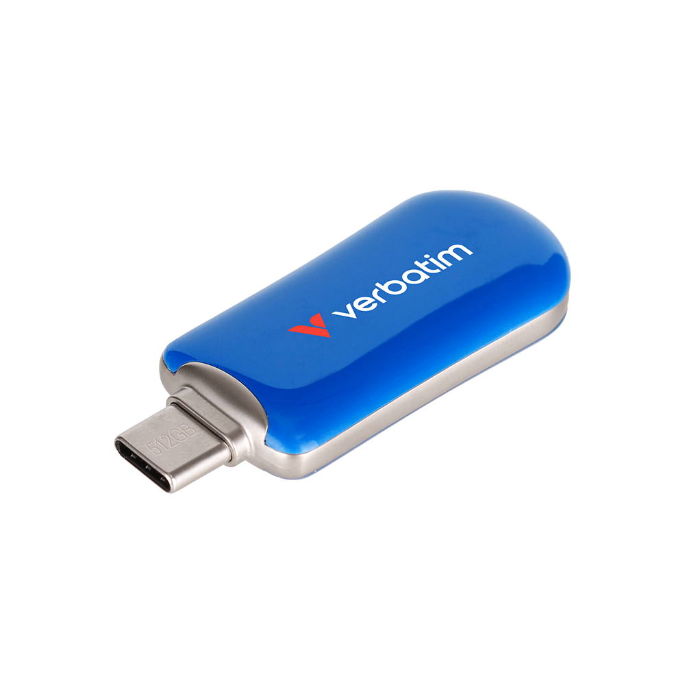 Plectra USB-C Flash Drive Blue 512GB