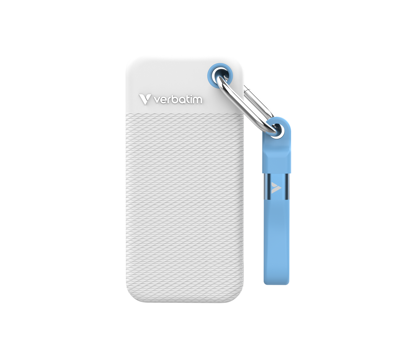 32320 White With Light Blue Cable