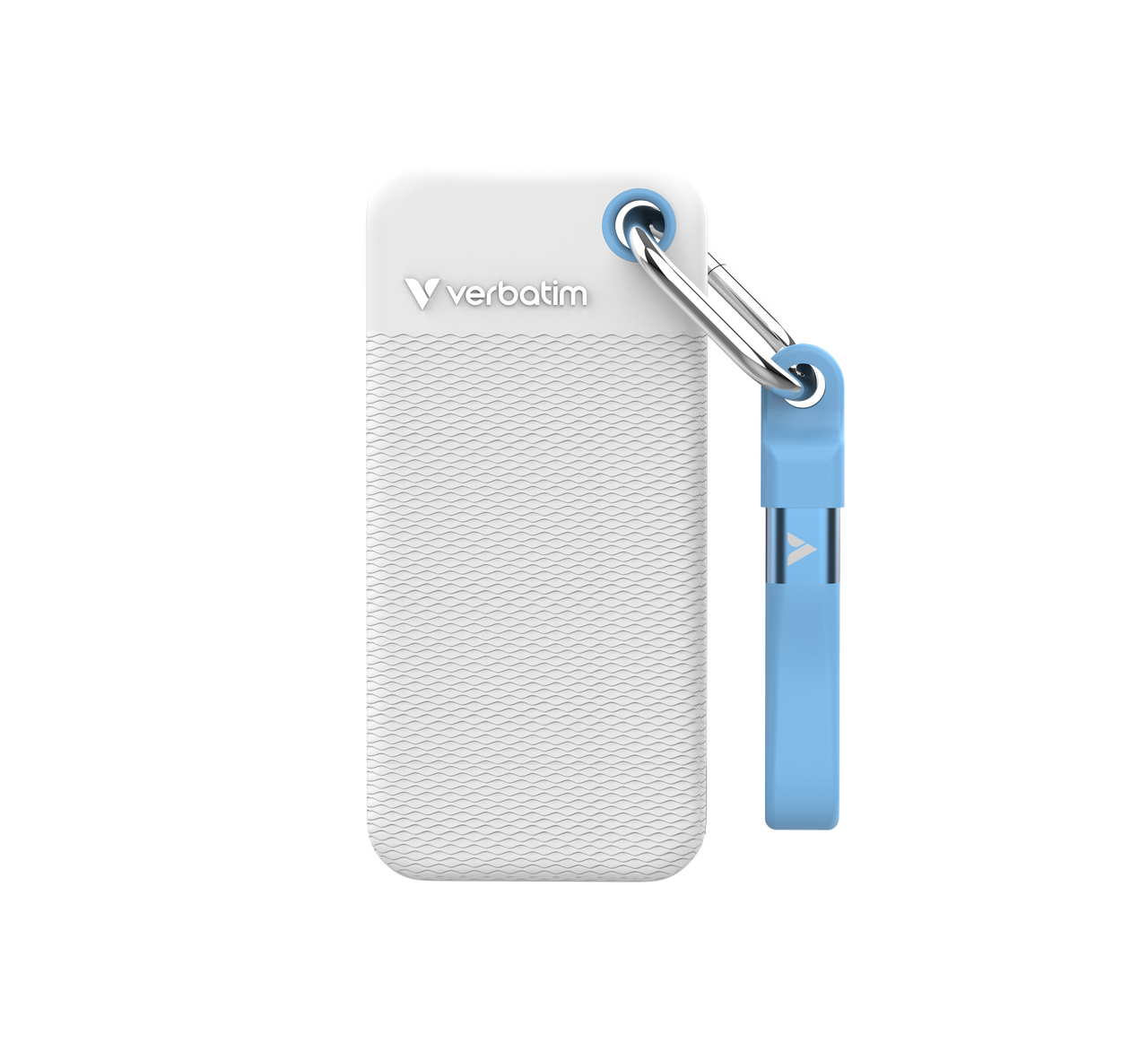 32321 White With Light Blue Cable