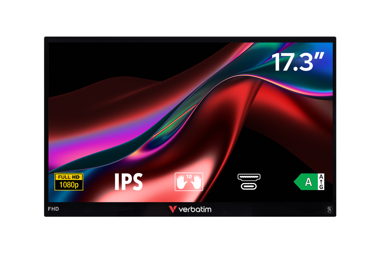 Portable Touchscreen Monitor ALU Full HD 1080p