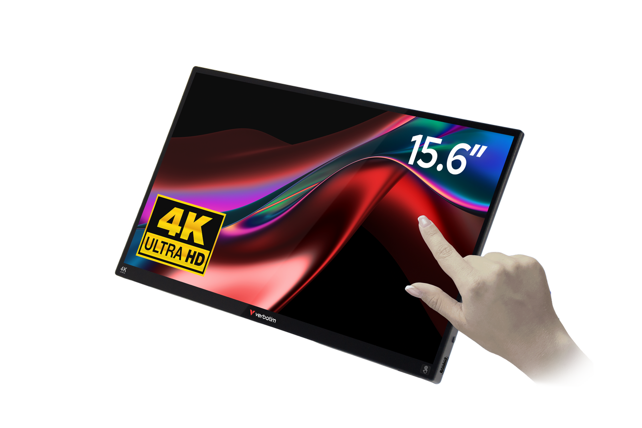 Portable Touchscreen Monitor ALU 15.6" Ultra HD 4K