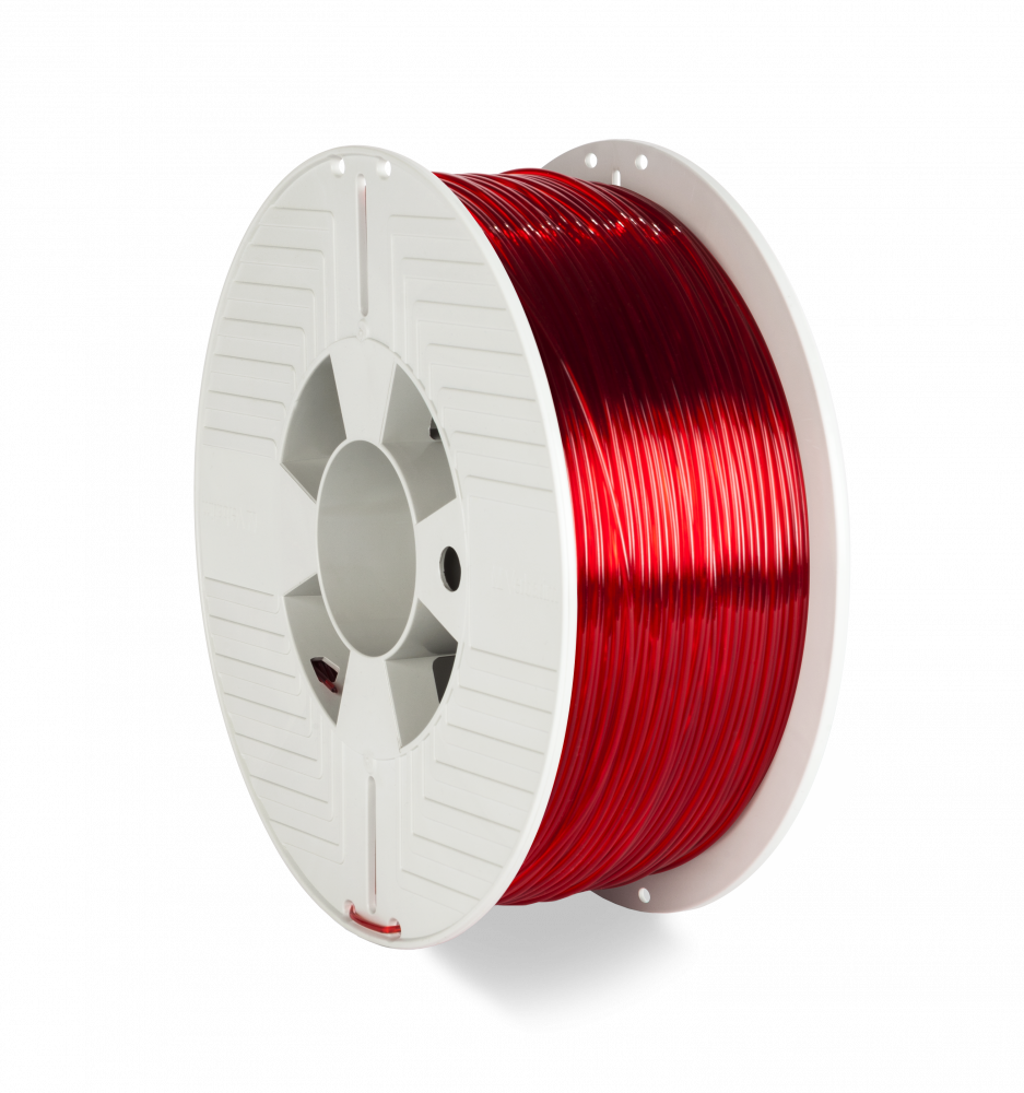 55054 175mm Red Transparent Angled