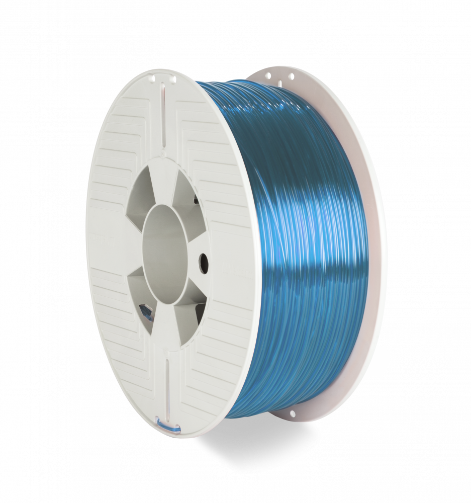 55056 175mm Blue Transparent Angled