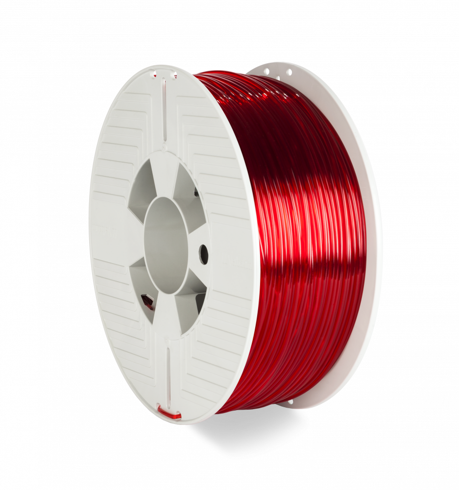 55062 285mm Red Transparent Angled