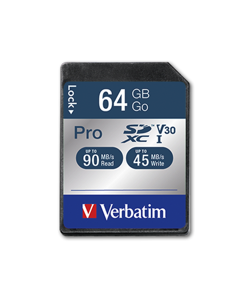 Verbatim Pro U3 SDHC/SDXC Card